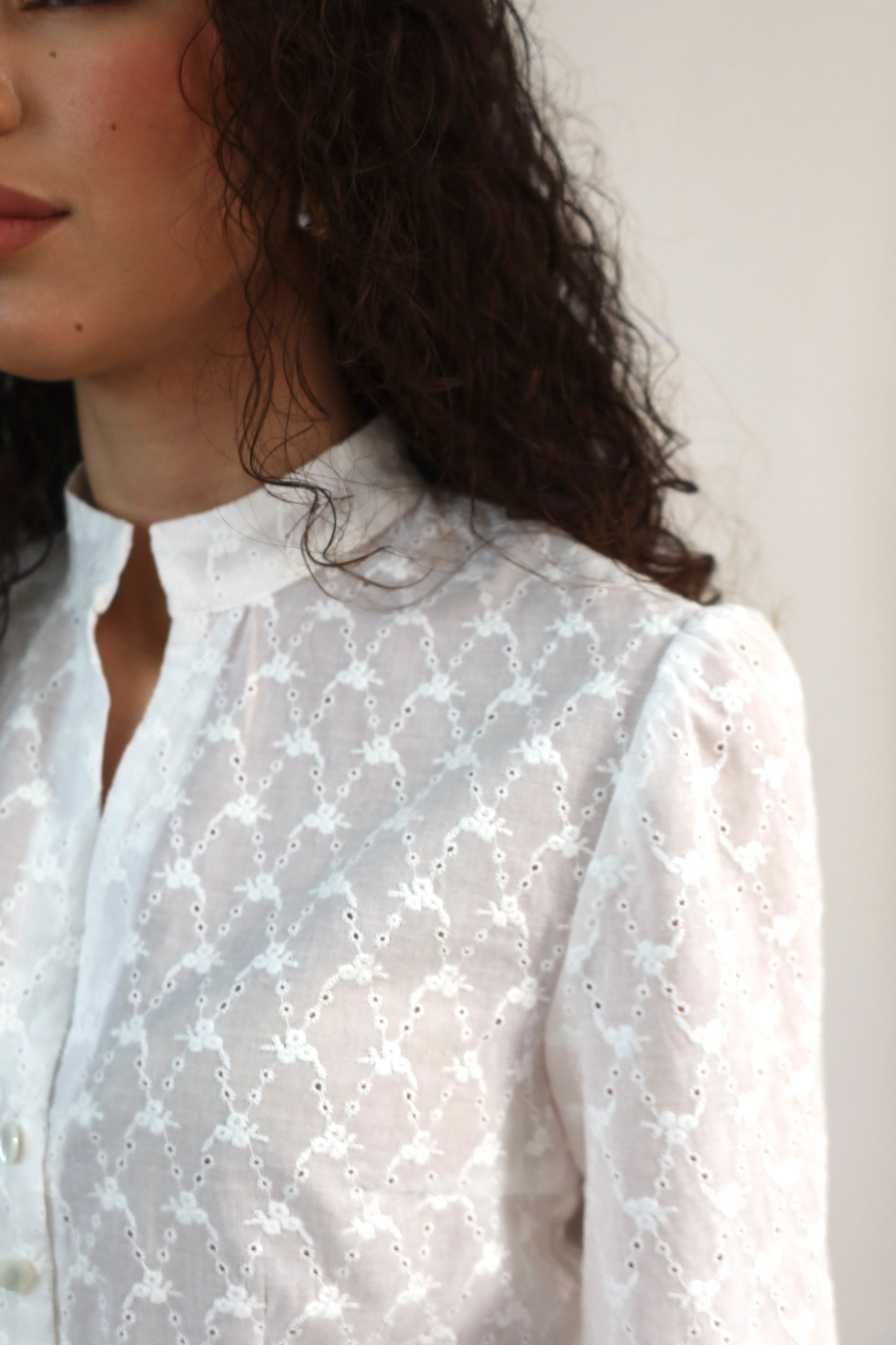 CHEMISIER LOUISA - BRODERIE ANGLAISE