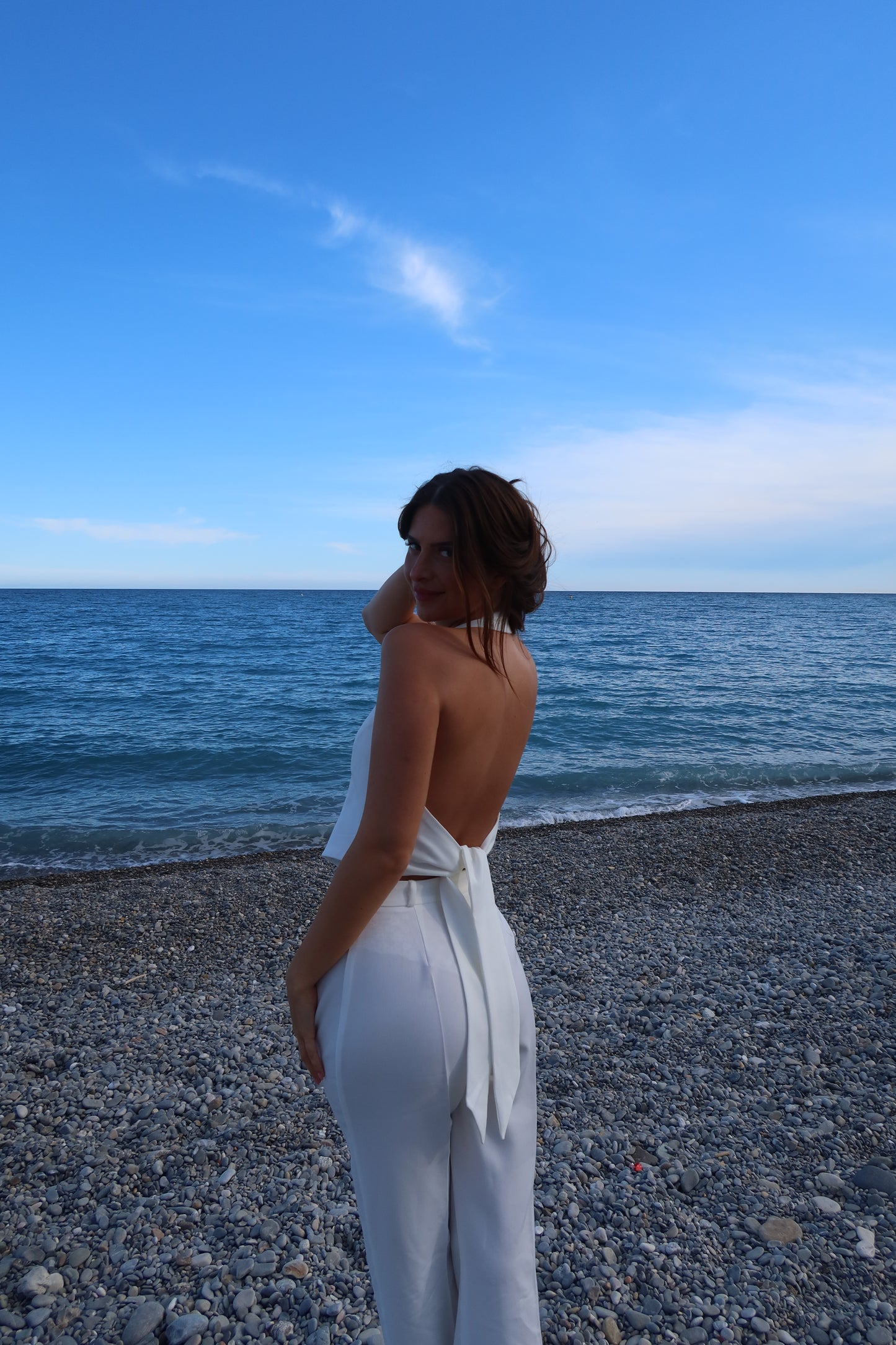 GILET DOS NU BIANCA
