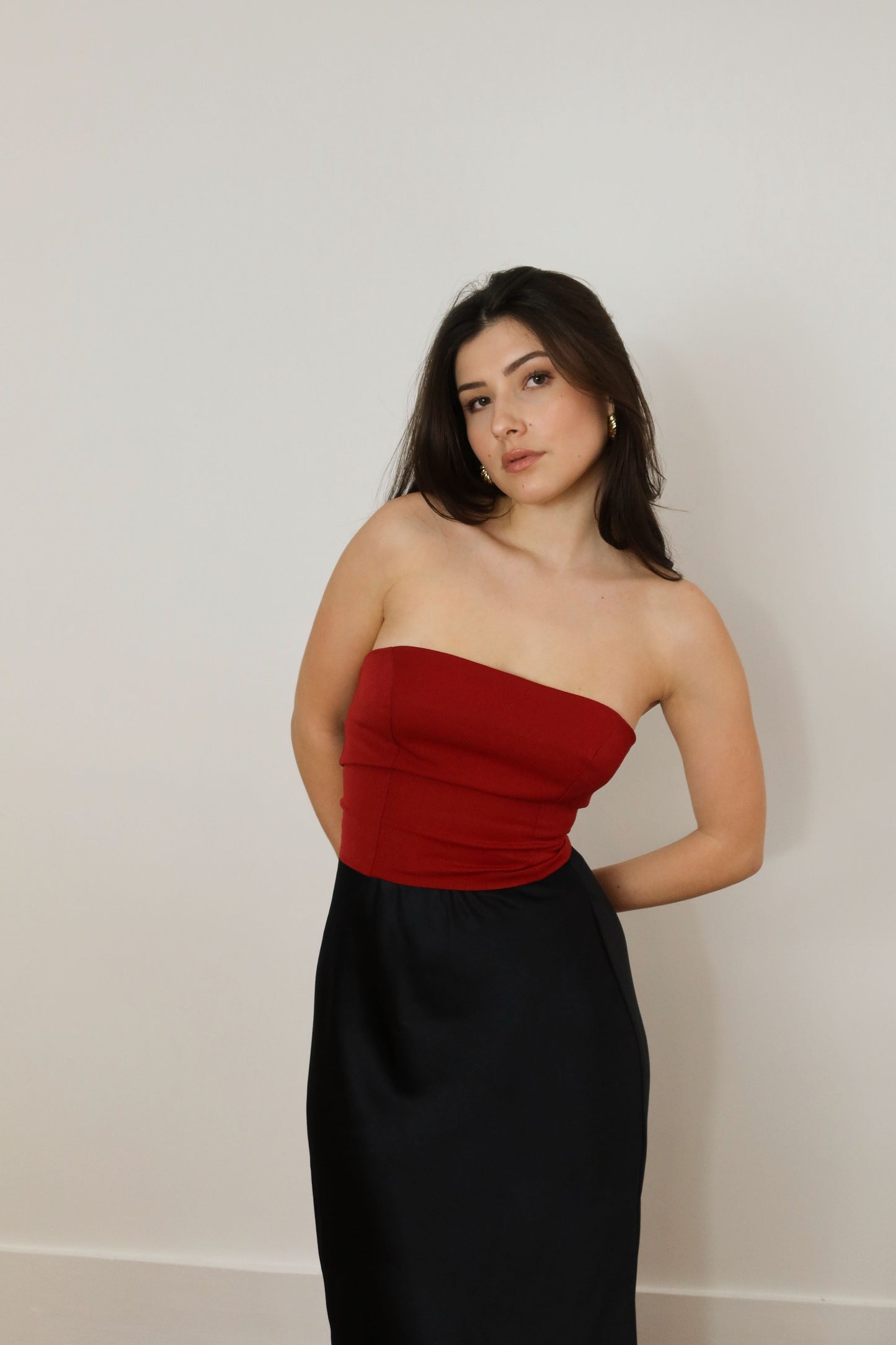 BUSTIER VALENTINA ROUGE