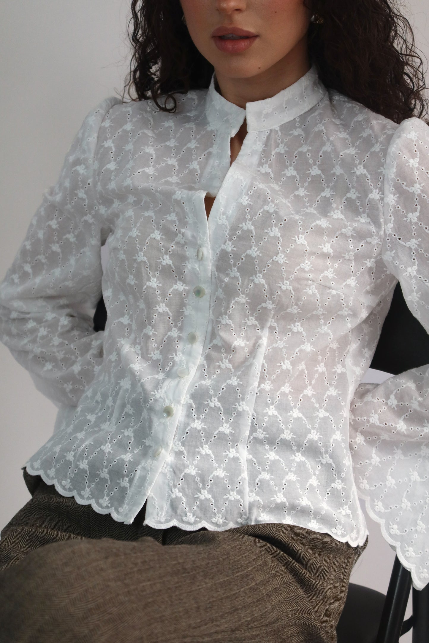 CHEMISIER LOUISA - BRODERIE ANGLAISE