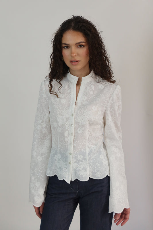 CHEMISIER LOUISA - BRODÉ