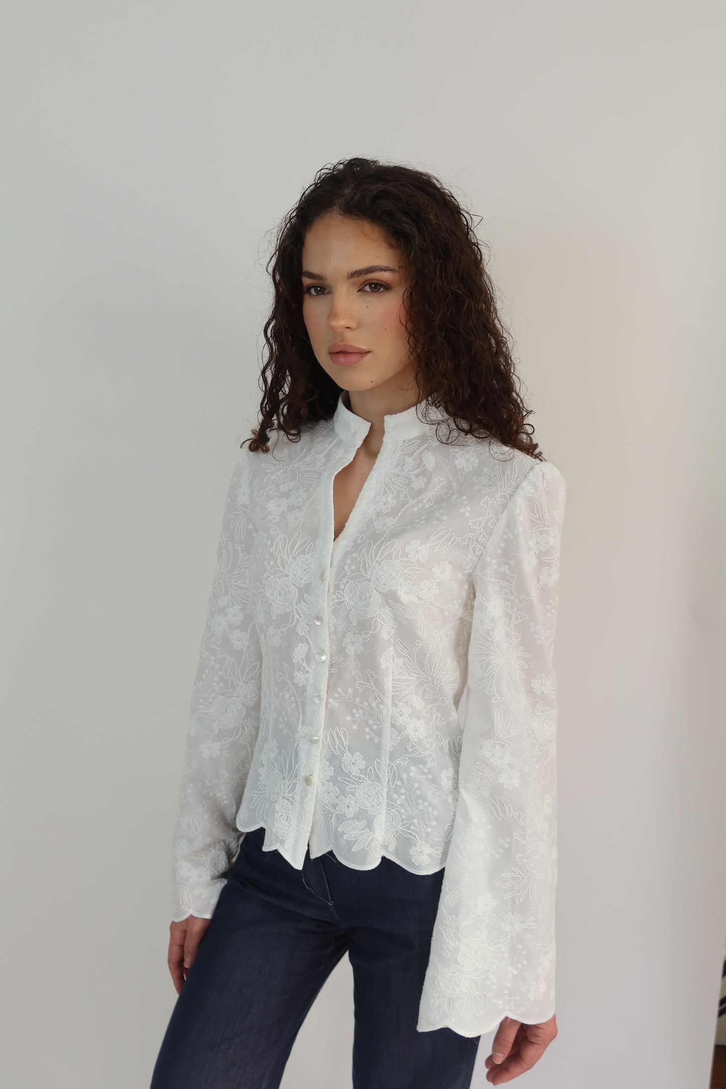 CHEMISIER LOUISA - BRODÉ