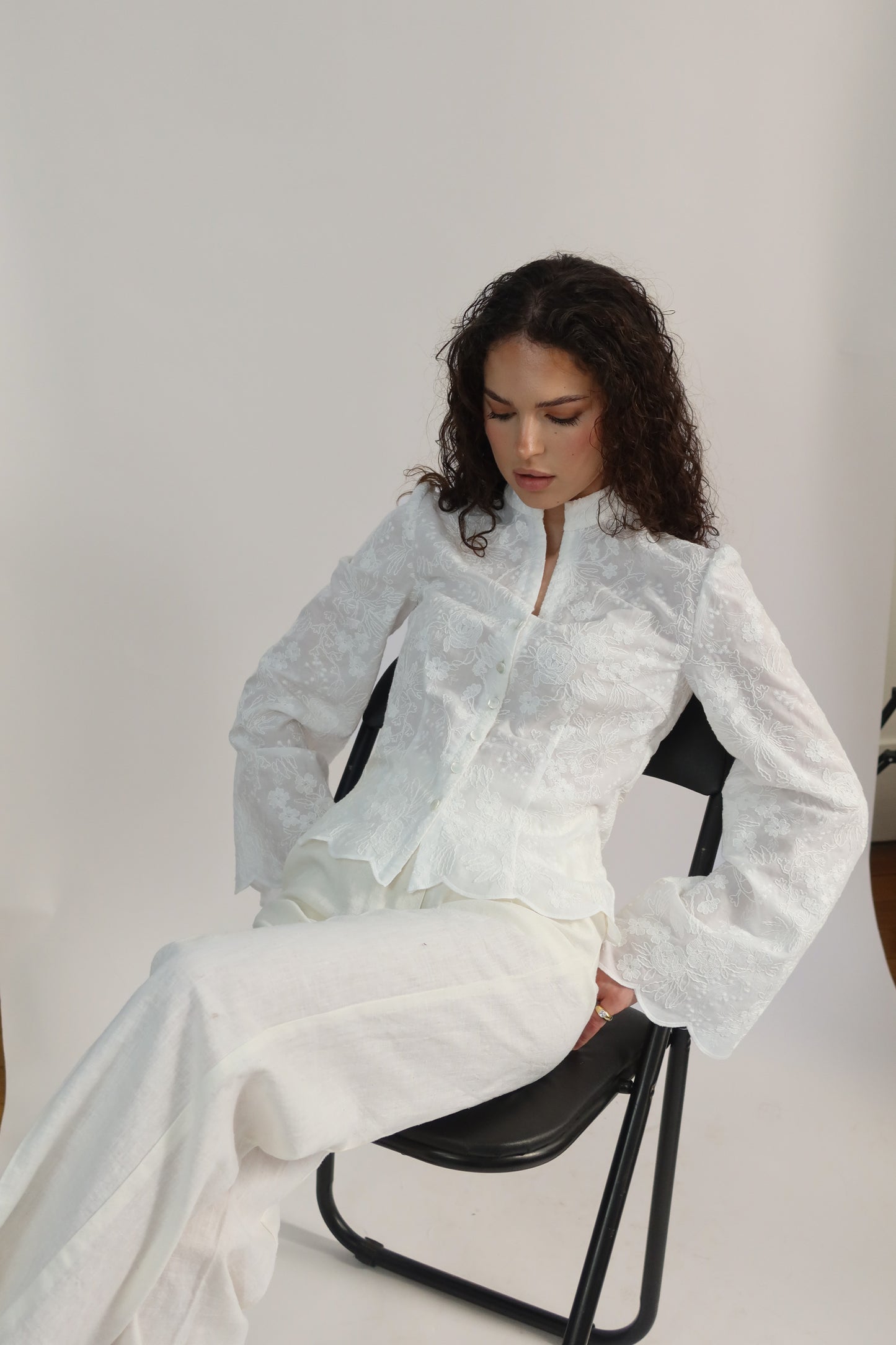 CHEMISIER LOUISA - BRODÉ